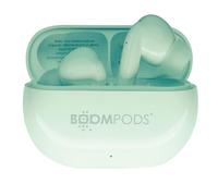 Boompods Echobuds Ecouteurs Bluetooth sans Fil - Casque Intra-auriculaire avec Micro, 19h d'Autonomie, Écouteurs sans Fil et Étui de Charge pour Sport et Appels, Menthe poivrée