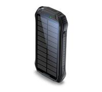 BOOMPODS Neutron Solar Banque d'énergie solaire 10.000 mAh noir