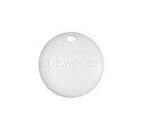 Boompods Porte-clés Airtag Modèle Boomtag Compatible Apple Find My IPX5 Blanc