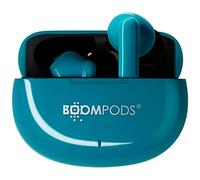 Boompods Skim Tide Ecouteurs sans Fil Bluetooth - TWS Casque Bluetooth sans Fil, résistant IPX4 et Batterie 20h, Mini Ecouteurs Audio avec Étui Chargement magnéTique, Bleu
