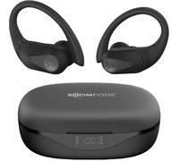 Boompods SportPods Ocean Écouteurs sans fil durables - Casque Bluetooth résistant à la transpiration pour la course à pied et la salle de sport, embouts en plastique océan avec crochets de sport, plus