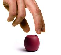 Boompods Zero Mini Haut-Parleur Bluetooth - Enceinte Portable sans Fil, étanche IPX6, 5 h d'autonomie, Haut Parleur Compact avec Micro et Fonction Selfie, pour Douche et Voyage, Bordeaux