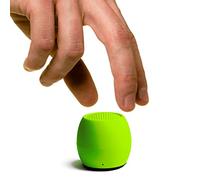 Boompods Zero Mini Haut-Parleur Bluetooth - Enceinte Portable sans Fil, étanche IPX6, 5 h d'autonomie, Haut Parleur Compact avec Micro et Fonction Selfie, pour Douche et Voyage, Vert Citron