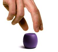 Boompods Zero Mini Haut-Parleur Bluetooth - Enceinte Portable sans Fil, étanche IPX6, 5 h d'autonomie, Haut Parleur Compact avec Micro et Fonction Selfie, pour Douche et Voyage, Violet
