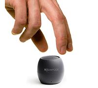 Boompods Zero Talk Mini Haut-Parleur Bluetooth avec Amazon Alexa - Mini Enceinte sans Fil, Étanche IPX6 et 5h d'autonomie, Petit Haut Parleur avec Microphone pour Douche et Voyage, Gris