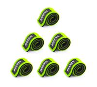 Booms Pêche Rs3 Leurre Canne À Pêche Support Ceinture Sangle Avec Tige Cravate Bretelles Envelopper Matériel De Pêche Boîtes Outils Boîte Accessoires - Type Green 6 Pcs