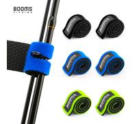 Booms pêche RS3 leurre canne à pêche support ceinture sangle avec tige cravate bretelles envelopper matériel de pêche boîtes outils boîte accessoires Red 4 Pcs
