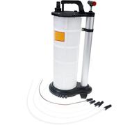 BOOMSTART Pompe d'aspiration d'huile, 9 l, avec 4 tuyaux, pompe d'aspiration, pompe d'extraction d'huile, appareil de purge de frein, pompe d'aspiration manuelle, pour changement d'huile moteur de