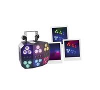 BoomToneDJ Projecteurs LED PAR 6 Pack – Wash RGBW/UV 6 zones – Pilotable en DMX