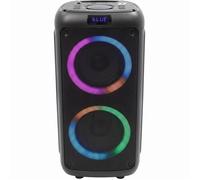 BoomTone DJ BOOMaster 300 - Enceinte karaoké portable 250 W Bluetooth TWS sur batterie, LED, USB/SD, radio FM et télécommande