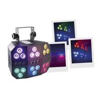 BoomTone Dj BoomToneDJ 6 Pack LED PAR - Jeu de lumière multicolore - 6 zones d'effets Wash RGBW/UV - Pilotable en DMX