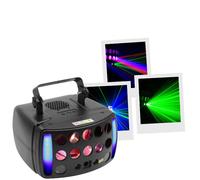 BoomTone Dj BoomToneDJ STARLIGHT-LZR - Jeu de lumière multi-effets - Lasers, Stroboscope, LED RGBW - Compact et programmable