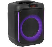 BoomTone DJ Cube 200 - Enceinte karaoké Portable 200W avec Bluetooth 5.0, lumière LED intégrée, Lecteur USB/SD, Batterie Rechargeable Lithium, Charge USB-C, compacte et Facile à Transporter.