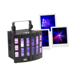 BoomTone DJ DerbyFX 4in1 - Effets à Led 4 en 1