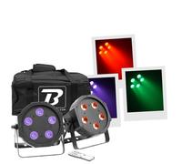 BoomTone DJ FLAT PAR 5X5W 4IN1 SET Par Led