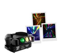 BoomTone DJ Projecteur LED LUDIPOCKET TRI 360 – RGBW 12W, 360°, DMX, détection musicale