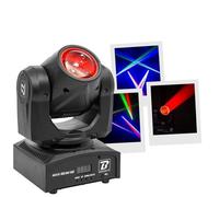 BoomTone DJ Maxi Beam 60 - Lyre Beam LED RGBW 60 W, DMX, stroboscope, mode musical, automatique, DJ et événementiel