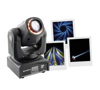 BoomToneDJ Maxi Spot 30 Tête mobile LED RGB 30W Lyre spot pour soirée Disco DJ Eclairage de scène Spot DMX Automatique Détection musicale. Lumière 7 gobos Shake Stroboscope pour bar, Club, mariage.