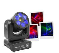 BoomToneDJ Lyre Beam Moving Bee FX-LZR effet tournant LED, LASER, DMX 16 canaux