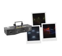 Boomtone DJ QUATTRO MOON STAR - Jeu de lumière combiné 3 en 1 avec LED puissantes laser et strobe