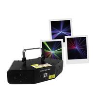 BoomToneDJ Laser d'animation Six Eyes RGB - multipoint et gobo, multicolore, Classe 3B, DMX
