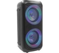 BoomToneDJ Enceinte sur Batterie Traveler 400, (télécommande IR, 400 W) idéale pour Les DJ Mobiles et Les fêtes privées, Bluetooth, lumière intégrée, USB/SD, Poignée de Transport télescopique