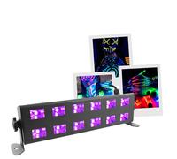 BOOMTONE DJ UV LED BAR 12X1W - Lumière noire