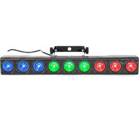 BoomToneDJ Barre LED RGB 9 x 3 W DMX ColorBar