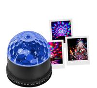 BoomToneDJ Demi-Sphère Lumière LED RGB à Effets Disco et Soleil pour Ambiances Festives - Boomtone DJ Sunball - Mode automatique, Audio - Compact - IP20. Idéal pour soirées privées, Ambiance Disco.