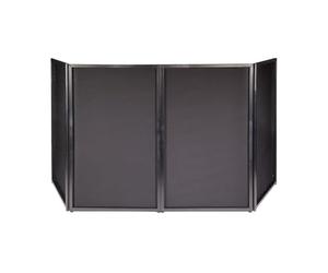 BoomToneDJ, DJ Facade Black, façade pour régie, façade noire, système facile à monter, lycras inclus