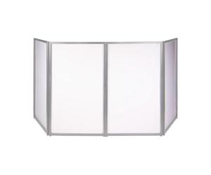 BoomToneDJ DJ Facade White SET/TISSUS UNIQUEMENT - Lot de 4 toiles lycra blanches pour façade DJ BoomToneDJ, lavables, faciles à installer, compatibles avec armature Facade vendue séparément