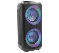 BoomToneDJ Enceinte sur Batterie Traveler 400, (télécommande IR, 400 W) idéale pour Les DJ Mobiles et Les fêtes privées, Bluetooth, lumière intégrée, USB/SD, Poignée de Transport télescopique