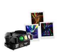 BoomTone DJ Projecteur LED LUDIPOCKET TRI 360 – RGBW 12W, 360°, DMX, détection musicale
