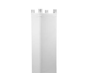 BoomToneDJ LYC-SQ200-W Housse en lycra blanc extensible pour structure carrée 29cm. Lycra double face 200cm de haut. Lycra ignifugé 190 gr/m². DJ mobile, Mariage, Anniversaire, Soirée.