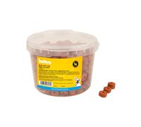 Boomy - Rolls with Bœuf - Friandises douces pour chien pour l'entraînement ou entre les deux - Friandises pour chiens dans un seau refermable - Rouleaux à mâcher - 1,8 kg