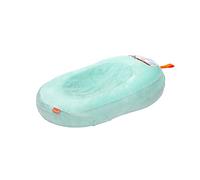 Boon Baignoire gonflable Puff pour bébé avec housse en micropolaire et côtés profilés - Baignoire gonflable pour nouveau-nés et nourrissons