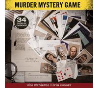 Boon Cold Case: Jeu de société détective - Kit d'enquête sur un crime non résolu, comprend 34 pièces de preuves et des indices dans la boîte aux lettres en ligne - Jeu de mystère interactif, convient
