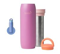 Boon Frosh Refroidisseur de lait maternel portable en acier inoxydable pour conserver le lait maternel jusqu'à 17 heures Violet