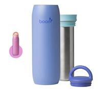 Boon Frosh Refroidisseur de lait maternel portable en acier inoxydable pour conserver le lait maternel jusqu'à 17 heures Bleu