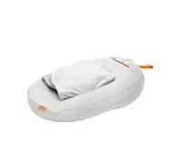 Boon Puff+ Baignoire Gonflable pour bébé avec Housse en Micropolaire, Ailes d'emmaillotage et Sac de Rangement - Baignoire Gonflable pour Nouveau-nés et Nourrissons