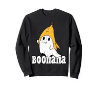 Boonana Banana Ghost Trick Treat Candy Funny Halloween Sweatshirt