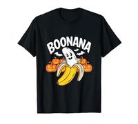 Boonana Happy Ghost Banane Halloween T-Shirt Graphique avec Valeur