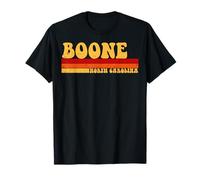 Boone North Carolina City Vintage Roots Design rétro années 70 80 T-Shirt