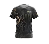 BOONEE Tshirt Jeux Homme Resident Evil, Classiques T Shirt à Col Rond à Manches Courtes Décontracté, Tee Shirt Vêtements Impression Rôle 3D -Photo Colours||XL