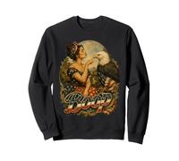 Boop Hand Nose Girl Eagle Mona Lisa Style 4 Juillet Sweatshirt