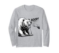 Boop The Angry Bear Design pour Les Amoureux des Animaux et Le Plaisir Manche Longue
