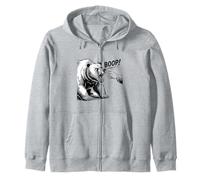 Boop The Angry Bear Design pour Les Amoureux des Animaux et Le Plaisir Sweat à Capuche
