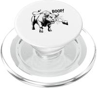 Boop The Angry Bull Design pour Les Amoureux des Animaux et Le Plaisir PopSockets PopGrip pour MagSafe