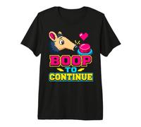 Boop va Continuer Pixel Snoot Furry Gamer T-Shirt Haut de Gamme