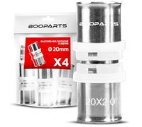 BOOPARTS - 4 Pièces - Manchon Égal à Sertir Ø20 (20-20 mm) | Accouplement Multicouche Contour TH | Raccord Plomberie Chauffage Étanche pour Eau Chaude et Sanitaire